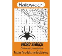 Halloween Word Search Puzzle Book: Word Searches with Easy to Read Print about Halloween, Halloween Traditions, The science Behind Fear and More | 6*9 ... for vacation, Holidays and Free times