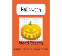 Halloween Word Search Puzzle Book: Word Searches with Easy to Read Print about Halloween, Hallow's Eve, Spooky Night and More | 6 x 9 inches, 110 ... for Vacations, Holidays and Free Times
