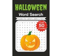 Halloween Word Search Puzzle Book: Word Searches with Easy to Read Print about Halloween, Horror, Spooky Scares, and More │ 6x9 inches, 110 pages │ ... │Gift for Vacations, Holidays, and Relaxation