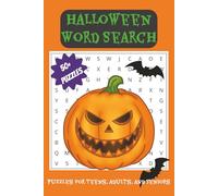 Halloween Word Search Puzzle Book: Word Searches with Easy to Read Print about Halloween, Monsters, Pumpkins and More | 6x9 Inches, 110 Pages | 50+ Puzzles ... Gift for Vacations, Holidays, Free Times