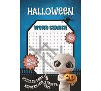 Halloween Word Search Puzzle Book: Word Searches with Easy to Read Print about Halloween, Monsters, Scary Ghosts and More | 6x9 inches, 110 pages | ... Gift for Adults, Seniors and Teens