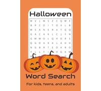 Halloween Word Search Puzzle Book: Word Searches with Easy to Read Print about Halloween, Pumpkins, Bats, and More | 6x9 inches, 110 pages | 50+ ... Gift for Vacations, Holidays, and Free Times