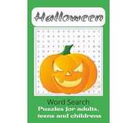 Halloween Word Search Puzzle Book: Word Searches with Easy to Read Print about Halloween, Scary and fun puzzles for the Halloween Season, activity ... pages/ 50 puzzles...Gift for Halloween