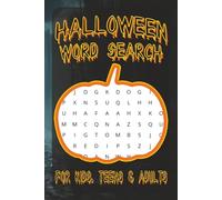Halloween Word Search Puzzle Book: Word Searches with Easy to Read Print about Halloween, Scary Nights, Monsters and More | 6x9 inches, 110 pages | ... Gift for Vacations, Holidays, and Free Times