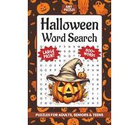 Halloween Word Search Puzzle Book: Word Searches with Easy to Read Print about Halloween, Spooky Day, Halloween-Themed and More | 6x9 inches, 111 ... Gift for Vacation, Holidays and Free Times