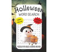 Halloween Word Search Puzzle Book: Word Searches with Easy to Read Print about Halloween, Spooky, Scary and More | 6x9 inches, 110 pages | 50+ Puzzles … Gift for Vacations, Holidays and Free Times
