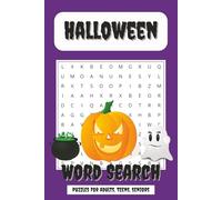 Halloween Word Search Puzzle Book: Word Searches with Easy to Read Print About Halloween, Spooky Season, Haunted Houses, Holiday Fun, and More | 6x9 ... Adults | Great for Parties, Gifts, Road Trip