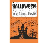 Halloween Word Search Puzzle Book: Word Searches with Easy to Read Print about Halloween, Spooky Things and More 6x9 inches, 110 pages, 50+ puzzles. Great gift for anyone!