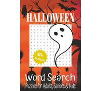 Halloween Word Search Puzzle Book: Word searches with Easy to Read Print about Halloween, the Spooky Season, Trick or Treat Fun and more [ 6x9 inches, ... Holidays, Family Activity and Partiy Games