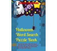 Halloween Word Search Puzzle Book: Word Searches with Easy to Read Print about Halloween, Trick or Treat, Scary and More | 6*9 inches | 39 pages | 50+ Puzzles... Gift for Halloween, Vacation