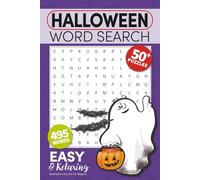 Halloween Word Search Puzzle Book: Word Searches with Easy to Read Print about Spooky Fun, Costumes, Pumpkins, and More | 6x9 inches, 112 pages | 50+ ... Lovers, Parties, and Cozy Fall Nights