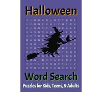 Halloween Word Search Puzzle Book: Word Searches with Easy-to-Read Print about Spooky Fun, Creepy Times, Scary Nights, and More | 6x9 inches, 110 ... Gift for Vacations, Holidays, and Free Times