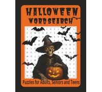 Halloween Word Search Puzzle Book: Word Searches with Large Print about Halloween, Haunted things, Spooky things, and More | 8.5x11 inches, 110 pages| ... vacation, Holidays and relaxing free times