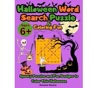 Halloween Word Search Puzzle & Coloring Fun: Spooky Puzzles and Fun Designs to Color This Halloween