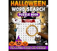 Halloween Word Search Puzzle: For Adults, Teens and Seniors