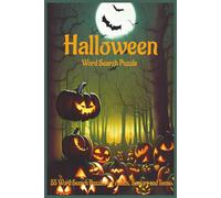 Halloween Word Search Puzzle: Word Searches with Easy to Read Print about Halloween, Spookiness, Fun and More | 6x9 inches, 110 pages | 50+ Puzzles ... Gift for Vacations, Holidays and Down Time