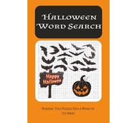Halloween Word Search Puzzle: Word Searches with Easy to Read Print about Halloween, Spooky Season, Horror, and more | 6x9 inch, 110 pages | 50+ Puzzles...Gifts for Vacations, Holidays, and Free Time
