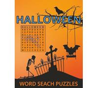 Halloween Word Search Puzzles: 100 Halloween Themed Puzzles with 20 words and Illustrations | Solutions Included