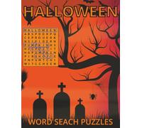 Halloween Word Search Puzzles: 100 Halloween Themed Puzzles with 20 words and Illustrations | Solutions Included