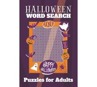 Halloween Word Search Puzzles for Adults: 50 Easy to Read Halloween Themed Puzzle Book
