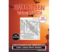 Halloween Word Search: Scary Good Fun! Spooky Large Print Puzzles for Adults, Seniors and Teens