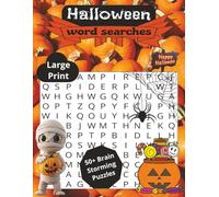 Halloween word search: Spooky Brain Games and Memory Puzzles for Elderly | Large Print Halloween Puzzles for Kids and Teens | Halloween Puzzle Book ... Puzzles for Horror Movie Fans and Adults