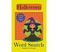 Halloween Word Search: Spooky Fun Puzzles with Easy to Read Print about Halloween and Fall: Frightful Fun! | 6x9 inches, 110 pages | 50+ Puzzles ... Gift for Vacations, Holidays, and Free Times