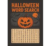 Halloween Word Search: Spooky themed word search for adults and teens - makes a great gift for those that love the creepy side of puzzles.