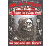 HALLOWEEN WORD SEARCH: This Terrifying Word Search Puzzle Book is packed with 100 spooky, rare, gothic, folklore-style word search themes. This unique ... for Halloween parties, or screen-free fun.