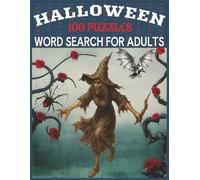 HALLOWEEN WORD SEARCH: This Terrifying Word Search Puzzle Book is packed with 100 spooky, rare, gothic, folklore-style word search themes. This unique ... for Halloween parties, or screen-free fun.