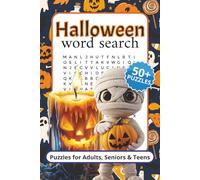 Halloween Word Search: Word Search Puzzles with Easy to Read Print about Halloween, Trick Or Treat, Autumn and More | 6x9 inches, 120 pages | 50+ ... Gift for Vacations, Holidays and Relaxation