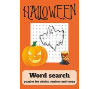 Halloween: Word Searches with Easy to Read Print about Halloween, Pumpkins, Witches and More | 6x9 inches, 110 pages | 50+ Puzzles ... Gift for Vacations, Holidays and Free Times