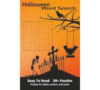 Halloween: Word Searches with Easy to Read Print about Halloween, Trick or Treat, Spooks and more | 6x9 inches, 110 pages | 50+ Puzzles...Gift for Vacations, Holidays and Leisure Time!