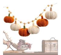 Halloween Wreaths For Front Door - Fireplace Autumn Crochet Garland Decor