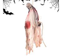 Halloween Yard Decor, Glowing Ghost Pendant, 15.75x19.69 Inches, Flying Scary Prop, Lightweight Hanging Design, Spooky Atmosphere Accent, Ideal for Haunted Houses, School, Backyard Walls