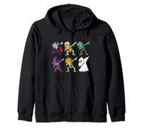 Halloween Zombie Mummy Vampire Dabbing Spooky Skeleton Dabs Sudadera con Capucha