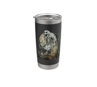 Halloween, zom squeletos, muertos vivientes, terror Vaso térmico de acero inoxidable de doble pared