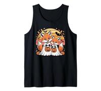 Halloween Zorro Fantasma Zorros Camiseta sin Mangas