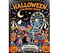 HALLOWEENCOLORING BOOK: Children Fun Coloring Book, Halloween Gift, Halloween Party