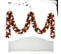 Halloweens Halloween Garland | Harvest Party Decorations with White Ghost |