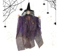Halloweens para brujas, decoraciones de suspensión de luto para árboles - adornos brillantes de Halloweens, apoyo inquietante de la casa infestada para la sala de estar desde las paredes fuera de los