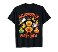 Hallowquack Party Crew Cute Duck Halloween Group Costume Camiseta