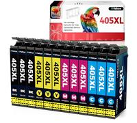 Halloya 405XL 405 XL Multipack Compatible para Epson 405 XL Cartuchos de Impresora para Workforce Pro WF-3820 WF-3825 WF-4820 WF-4825 WF-4830 WF-7830 WF-7835 WF-7840 (Paquete de 12)