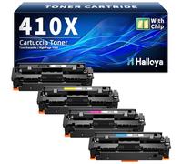 Halloya 410X Compatible con HP 410X CF410X 410A CF410A Cartuchos de tóner