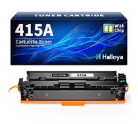 Halloya 415A Toner Negro con Chip Compatible para HP 415A Toner W2030A para Toner HP Color Laserjet Pro MFP M479fdw M479fnw M479dw M479fdn M454dw M454dn