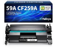 Halloya CF259A con Chip Compatible con HP 59A CF259A 59X CF259X Toner para LaserJet Pro M404dn M404dw MFP M428dw M428fdw M428fdn M404n M304 M428 M404 M406 M430 (Negro, 2-Paquete)
