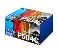 Halloya CLT-P504C CLT-504S Compatible con Samsung 504S P504C Xpress C1860FW | Compatible con Xpress SL-C1810W SL-C1860FW C1810 C1860 CLX-4195FW CLX-4195FN CLX-4195N CLP-415NW (4 Paquetes)