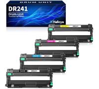 Halloya de Tambor DR-241 DR241 DR241CL DR-241CL Reemplazo para Brother DCP-9015CDW DCP-9017CDW DCP-9020CDW DCP-9022CDW HL-3140CW HL-3142CW 3150CDN para Negro o Cian o Magenta o Amarillo(4Pack KCMY)