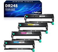 Halloya DR-248CL DR248 Tambor Compatible para Brother DR248 DR 248CL para Brother MFC-L3760CDW DCP-L3560CDW DCP-L3520CDWE DCP-L3520CDW MFC-L8390CDW MFC-L3740CDWE MFC-L3740CDW (4-Pack)