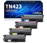 Halloya TN423 TN421 Cartuchos de Tóner Compatible con Brother TN-423 TN-421